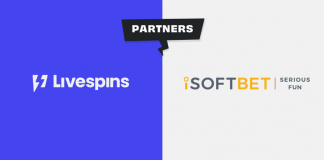 Livespins добавляет iSoftBet в список партнеров студии