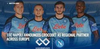 ФК «Наполи» объявил Crocobet региональным партнером