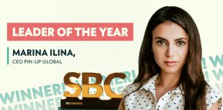 Марина Ильина, глава PIN-UP Global, стала лауреатом награды «Лидер года» за вклад в индустрию