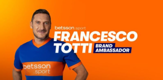 Легенда «Ромы» Франческо Тотти поддерживает итальянскую экспансию Betsson
